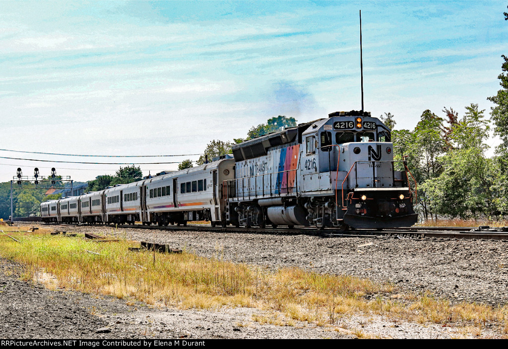 NJT 4216 on train 1155